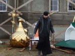 В селе Ивановка в церкви была установка куполов