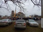 В селе Ивановка в церкви была установка куполов