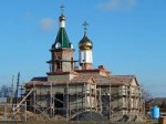 В селе Ивановка в церкви была установка куполов